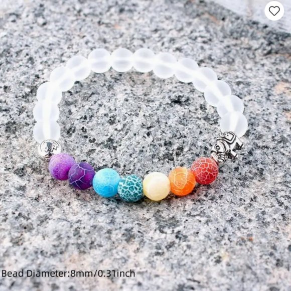 Chakra Gemstone Beads Energy Bracelet - NWT - Picture 2 of 2